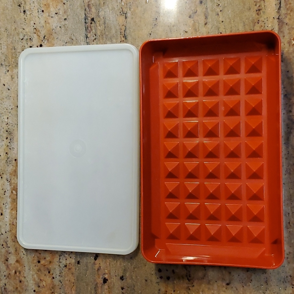Vintage Tupperware lunch meat holder